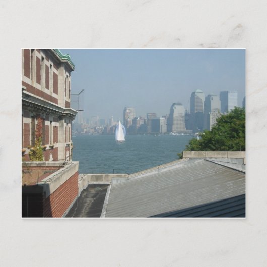 Carte Postale Vue de la baie de New York (Devant)