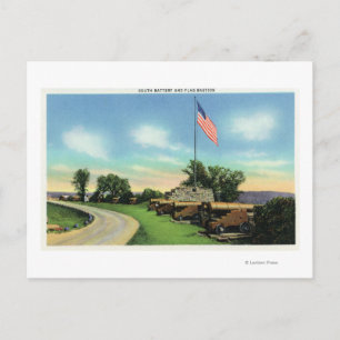 Carte Postale Vue de la batterie sud et du bastion du drapeau