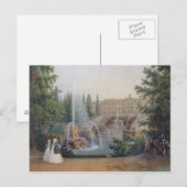 Carte Postale Vue de la Cascade de Marly (Devant / Derrière)