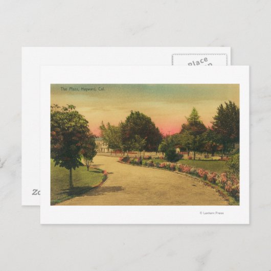 Carte Postale Vue de la City PlazaHayward, CA (Devant / Derrière)
