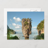 Carte Postale Vue de la colline de Ko Tapu Island en Thaïlande p (Devant / Derrière)