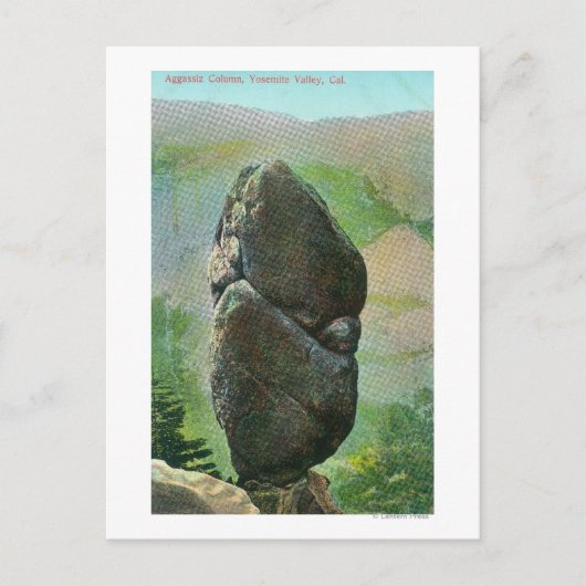 Carte Postale Vue de la colonne AggassizYosemite Nat'l Park, CA (Devant)