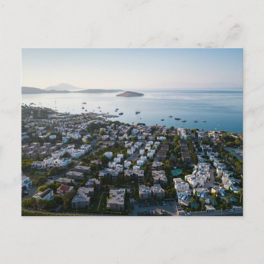 Carte Postale Vue de la côte de Bodrum (Devant)