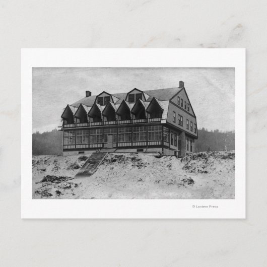 Carte Postale Vue de la côte de l'Oregon Outlook Inn Hotel (Devant)