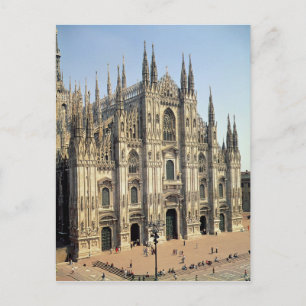 Carte Postale Vue de la façade, commencée 1386