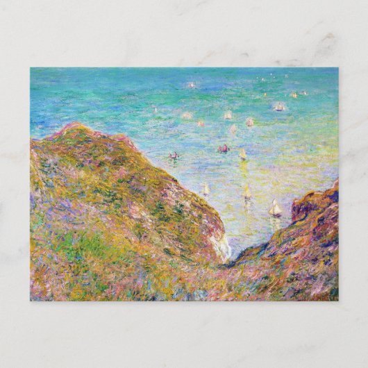 Carte Postale Vue de la falaise à Pourville, Bright Weather (Devant)