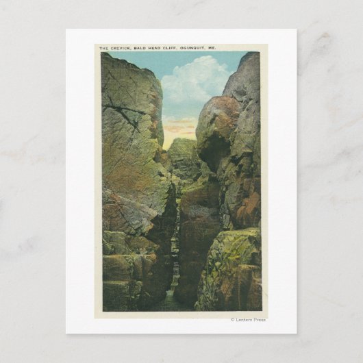 Carte Postale Vue de la falaise de tête d'chaume (Devant)