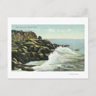 Carte Postale Vue de la falaise de tête d'écran