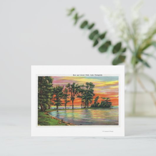 Carte Postale Vue de la flèche et du point de flèche (Debout devant)