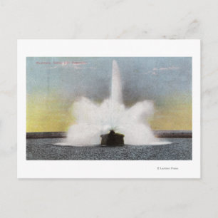 Carte Postale Vue de la fontaine du réservoir de Cobbs Hill