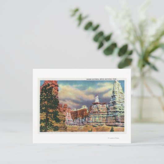 Carte Postale Vue de la formation de Queen Victoria Rock (Debout devant)