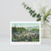 Carte Postale Vue de la foule au Golden Gate Park en décembre (Debout devant)