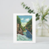 Carte Postale Vue de la gorge de Fall Creek (Debout devant)