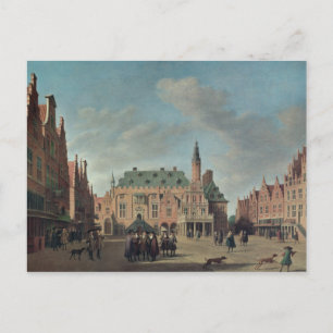 Carte Postale Vue de la Grand-Place à Haarlem