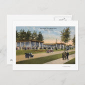 Carte Postale Vue de la ménagerie du parc forestier (Devant / Derrière)