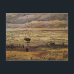 Carte Postale Vue de la mer à Scheveningen par Vincent van Gogh<br><div class="desc">Vue sur la mer à Scheveningen par Vincent van Gogh est une peinture maritime de post impressionnisme d'art vintage. Un paysage marin avec une plage, des gens et des voiliers dans l'océan à Scheveningen, Pays-Bas. À propos de l'artiste : Vincent Willem van Gogh (1853-1890) fut l'un des peintres Post impressionnistes...</div>