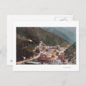 Carte Postale Vue de la mine Hecla sur le canyon (Devant / Derrière)