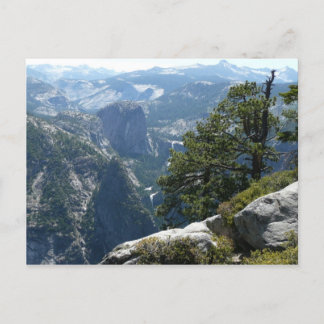 Carte Postale Vue de la montagne de Yosemite dans le parc nation