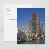 Carte Postale Vue de la Navy Pier de Chicago (Devant / Derrière)