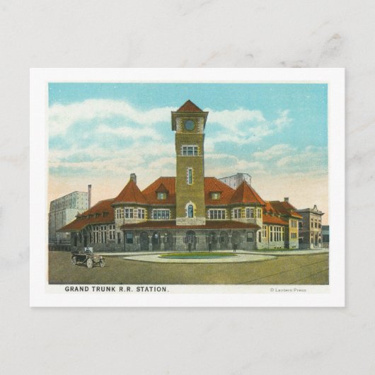 Carte Postale Vue de la rue du Congrès depuis la Fidelity (Devant)