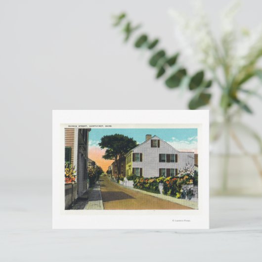 Carte Postale Vue de la rue Quince (Debout devant)