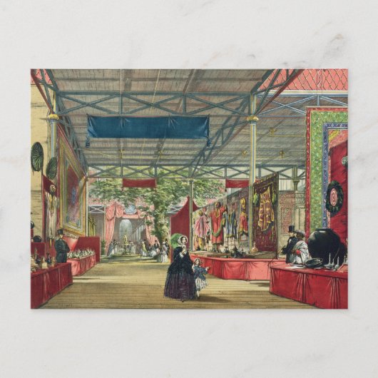 Carte Postale Vue de la section Inde de la Grande Exposition (Devant)
