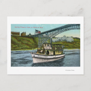 Carte Postale Vue de la servante du bateau de plaisance 2