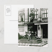 Carte Postale Vue de la statue de Mendelssohn (Devant / Derrière)