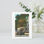 Carte Postale Vue de la statue de Roger Conant (Debout devant)