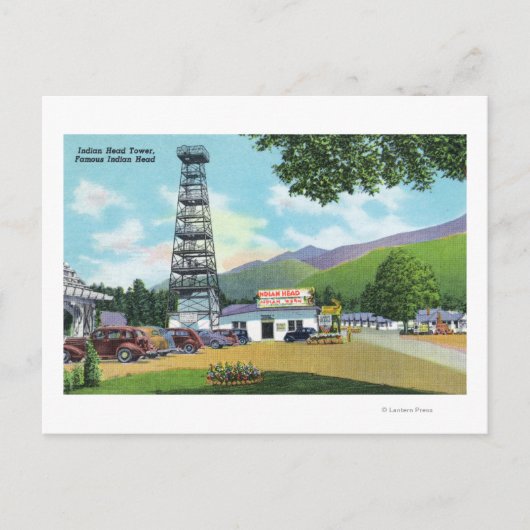 Carte Postale Vue de la tour Indian Head et Indian Head (Devant)