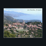 Carte Postale Vue de La Turbie, France<br><div class="desc">Vue de La Turbie, France</div>