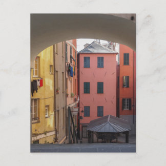 Carte Postale Vue de la vieille ville de Gênes en Italie