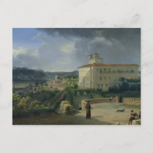 Carte Postale Vue de la Villa Medici, Rome, 1813