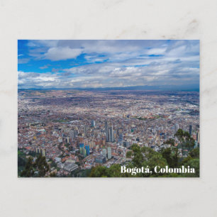Carte Postale Vue de la ville de Bogotá, Colombie
