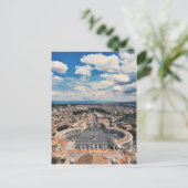 Carte Postale Vue de la ville du Vatican (Debout devant)