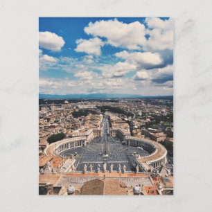 Carte Postale Vue de la ville du Vatican