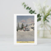 Carte Postale Vue de la ville en hiver (Debout devant)