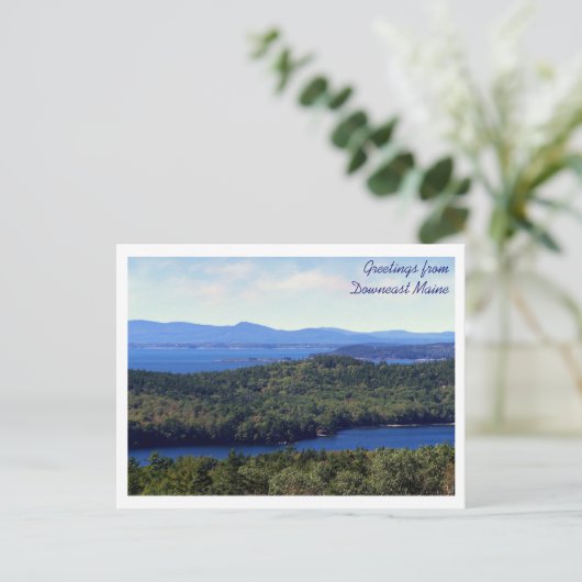 Carte Postale Vue de la vue (Debout devant)