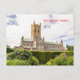 Carte postale vue de l'abbaye de Buckfast