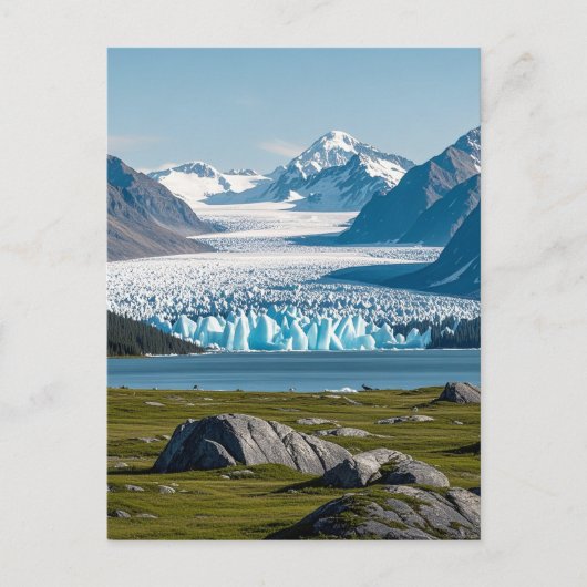 Carte Postale vue de l'alaska (Devant)
