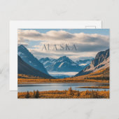 Carte Postale vue de l'alaska (Devant / Derrière)