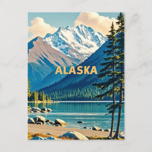 Carte Postale vue de l'alaska