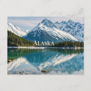 Carte Postale vue de l'alaska