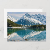 Carte Postale vue de l'alaska (Devant / Derrière)