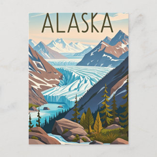 Carte Postale vue de l'alaska