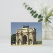 Carte Postale Vue de l'Arc de Triomphe du Carrousel (Debout devant)