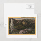 Carte Postale Vue de l'Arrowhead - Montagnes de San Bernardino,  (Devant / Derrière)