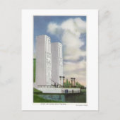 Carte Postale Vue de l'atterrissage et des pylônes (Devant)