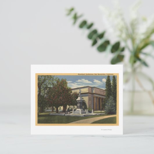 Carte Postale Vue de l'auditorium municipal (Debout devant)