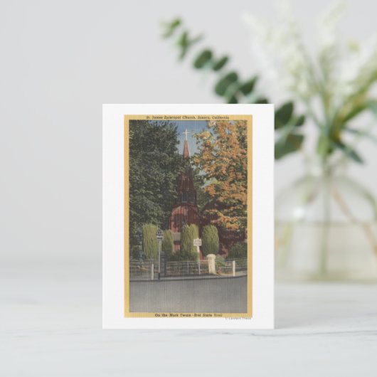 Carte Postale Vue de l'église épiscopale St. James (Debout devant)